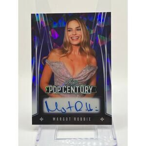 2025 Leaf Pop Century MARGOT ROBBIE Purple Crystal Auto 1/1 SSP Harley Quinn